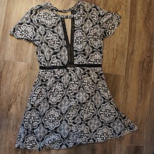 Black and White Dress